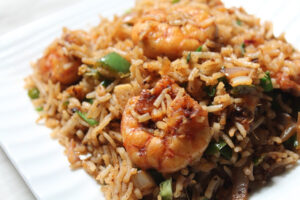 Schezwan Fried Rice (Shrimp)